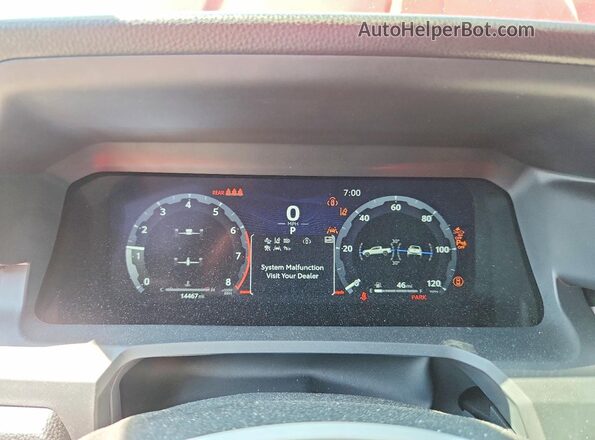 3TYLB5JNXRT057805 2024 TOYOTA TACOMA Red Вид щитка приладів