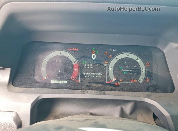 3TYLB5JNXST093547 2025 TOYOTA TACOMA Burgundy Вид щитка приладів