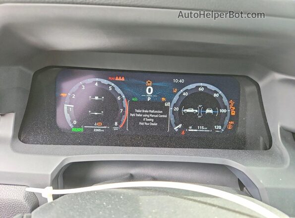 3TYLC5LN4ST044869 2025 TOYOTA TACOMA Black Vista del cuadro de instrumentos