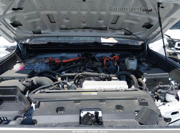 3TYLC5LN5ST044668 2025 TOYOTA TACOMA HYBRID White Widok z tyłu