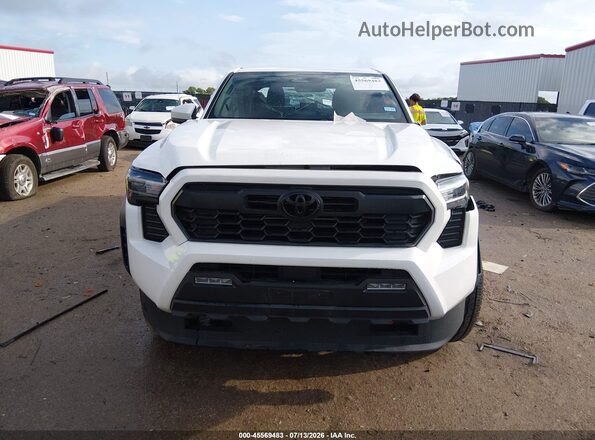 3TYLC5LN5ST044668 2025 TOYOTA TACOMA HYBRID White Widok zestawu wskaźników