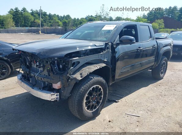 3TYLC5LN8ST015763 2025 TOYOTA TACOMA HYBRID Black Առջևի ձախ երեք քառորդ տեսարան