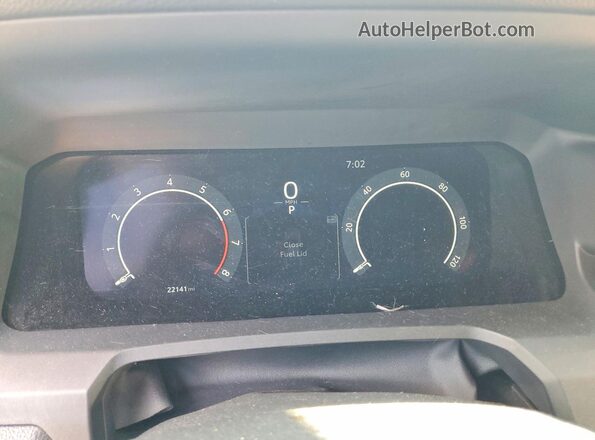 3TYLC5LNXRT007500 2024 TOYOTA TACOMA White Вид щитка приладів