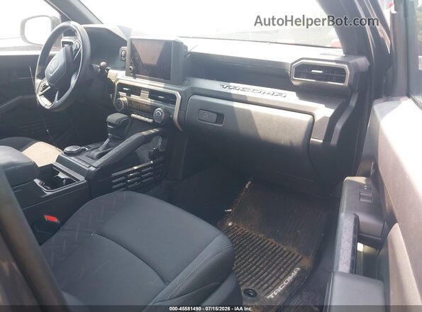 3TYLD5KN1RT009134 2024 TOYOTA TACOMA Gray Սալոնի դիմացի տեսք