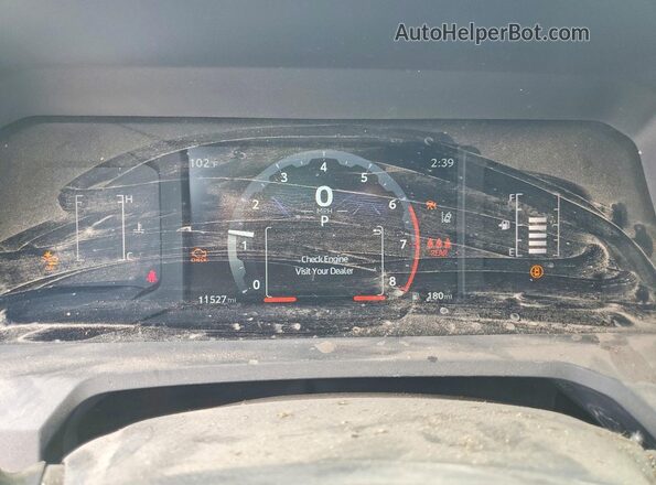 3TYLD5KN8ST022808 2025 TOYOTA TACOMA White Instrument cluster view
