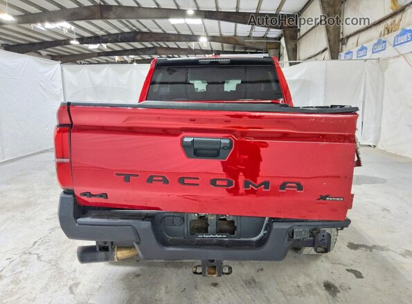 3TYLD5KN9ST020727 2025 TOYOTA TACOMA Red Rear view