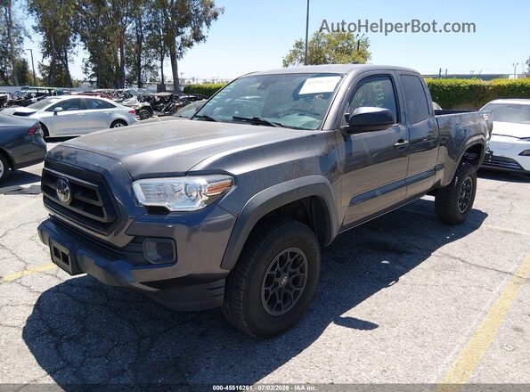 3TYRX5GN0MT009726 2021 TOYOTA TACOMA Серый Передняя левая четверть