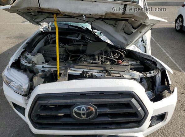 3TYRX5GN0NT057809 2022 TOYOTA TACOMA White Սալոնի հետևի տեսք