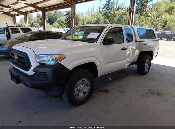 3TYRX5GN1NT051503 2022 TOYOTA TACOMA White Առջևի ձախ երեք քառորդ տեսարան