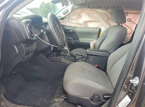 3TYRX5GN1NT063716 2022 TOYOTA TACOMA Charcoal Front interior view