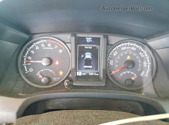 3TYRX5GN1PT075934 2023 TOYOTA TACOMA White Instrument cluster view