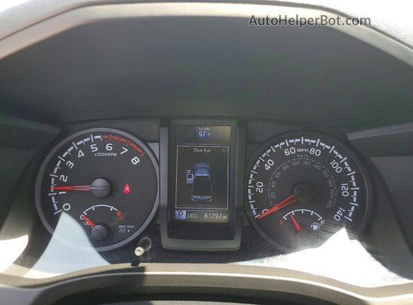 3TYRX5GN2MT006150 2021 TOYOTA TACOMA Белый Вид щитка приборов