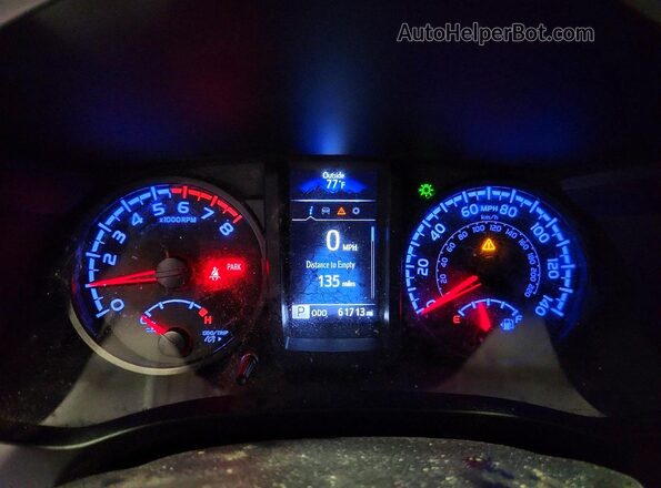3TYRX5GN2PT077935 2023 TOYOTA TACOMA Gray Vista del cuadro de instrumentos
