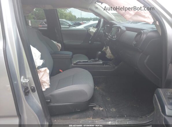 3TYRX5GN3MT019716 2021 TOYOTA TACOMA Silver Widok wnętrza z przodu