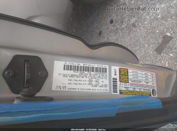 3TYRX5GN3MT019716 2021 TOYOTA TACOMA Silver Widok komory silnika