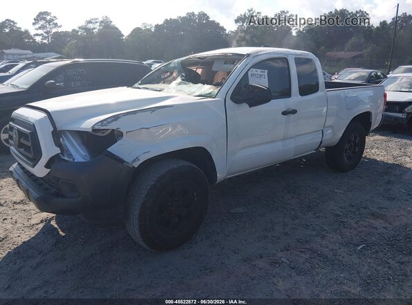 3TYRX5GN3NT061241 2022 TOYOTA TACOMA White წინა მარცხენა ხედი სამი მეოთხედიდან
