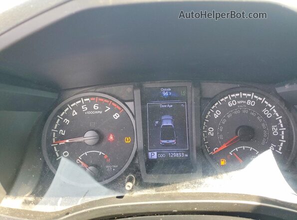 3TYRX5GN4LT002308 2020 TOYOTA TACOMA White Սարքավորումների վահանակի տեսք