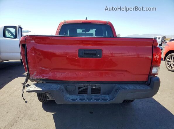 3TYRX5GN4NT042939 2022 TOYOTA TACOMA Red Вид ззаду