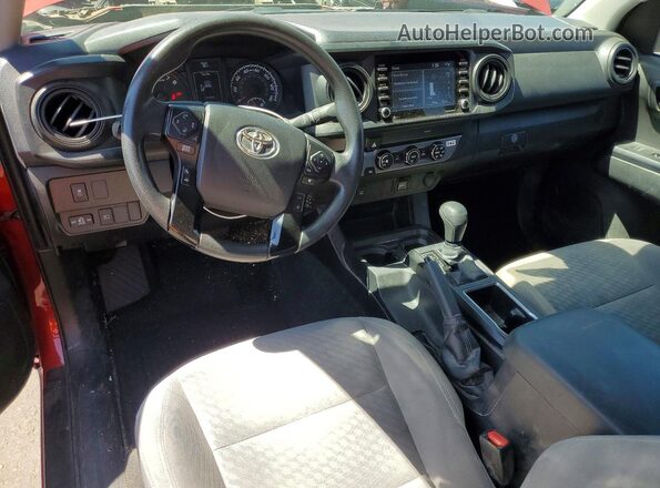 3TYRX5GN4NT042939 2022 TOYOTA TACOMA Red Вид панелі приладів