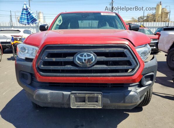 3TYRX5GN4NT042939 2022 TOYOTA TACOMA Red Вид спереду