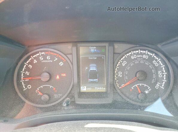 3TYRX5GN4NT042939 2022 TOYOTA TACOMA Red Вид щитка приладів