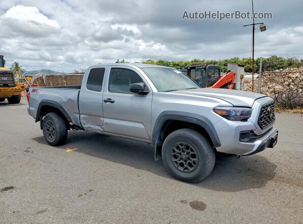 3TYRX5GN4NT051091 2022 TOYOTA TACOMA Silver წინა მარჯვენა