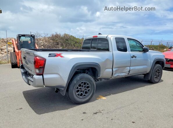 3TYRX5GN4NT051091 2022 TOYOTA TACOMA Silver უკანა მარჯვენა