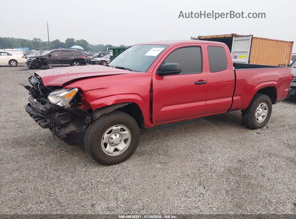 3TYRX5GN7MT010680 2021 TOYOTA TACOMA Red Przód lewy