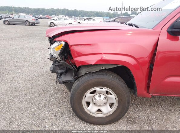3TYRX5GN7MT010680 2021 TOYOTA TACOMA Red Widok z przodu