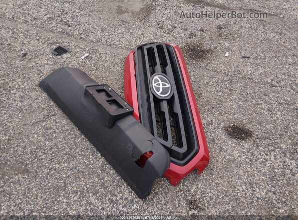 3TYRX5GN7MT010680 2021 TOYOTA TACOMA Red Widok deski rozdzielczej