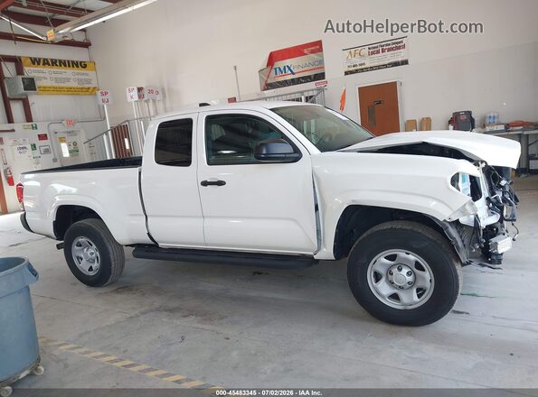 3TYRX5GN7MT028967 2021 TOYOTA TACOMA White Սալոնի 360 աստիճան տեսք