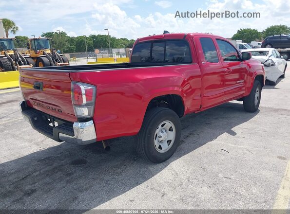 3TYRX5GN8NT040739 2022 TOYOTA TACOMA Red უკანა მარჯვენა