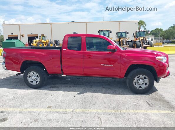 3TYRX5GN8NT040739 2022 TOYOTA TACOMA Red უკანა სალონის ხედი