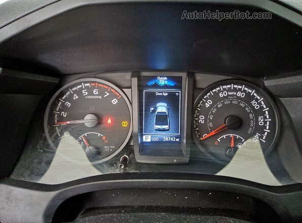 3TYRX5GN8PT083240 2023 TOYOTA TACOMA White Սարքավորումների վահանակի տեսք