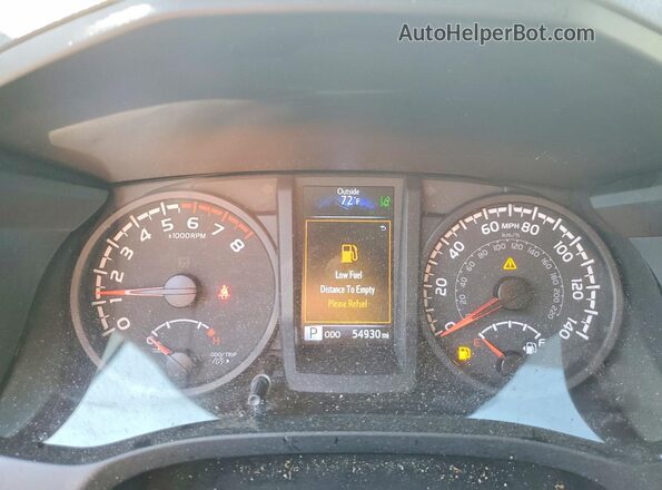 3TYRX5GN9NT048980 2022 TOYOTA TACOMA White Widok zestawu wskaźników