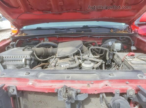 3TYRX5GNXPT072496 2023 TOYOTA TACOMA Red უკანა სალონის ხედი