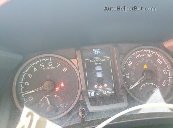 3TYRZ5CN9PT034189 2023 TOYOTA TACOMA Blue ხელსაწყოთა პანელის ხედი
