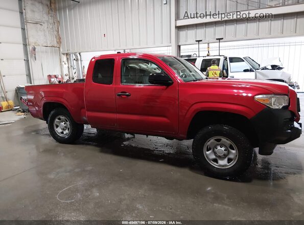 3TYSX5EN1NT012236 2022 TOYOTA TACOMA Burgundy Սալոնի 360 աստիճան տեսք