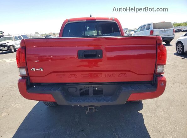 3TYSX5EN2NT016666 2022 TOYOTA TACOMA Red Widok z tyłu