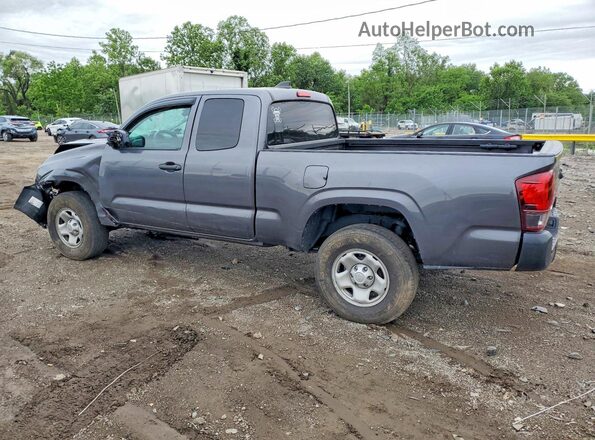3TYSX5EN3MT003729 2021 TOYOTA TACOMA Gray Trasero izquierdo