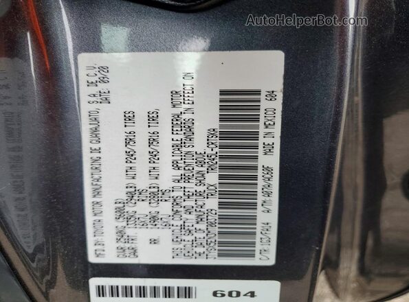 3TYSX5EN3MT003729 2021 TOYOTA TACOMA Gray Vista del compartimento del motor