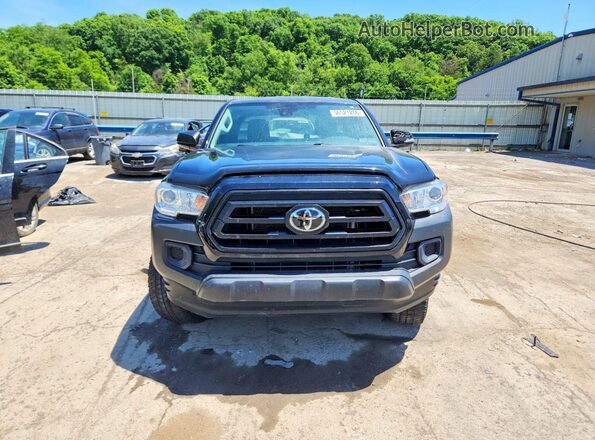 3TYSX5EN3MT007313 2021 TOYOTA TACOMA Black წინა ხედი