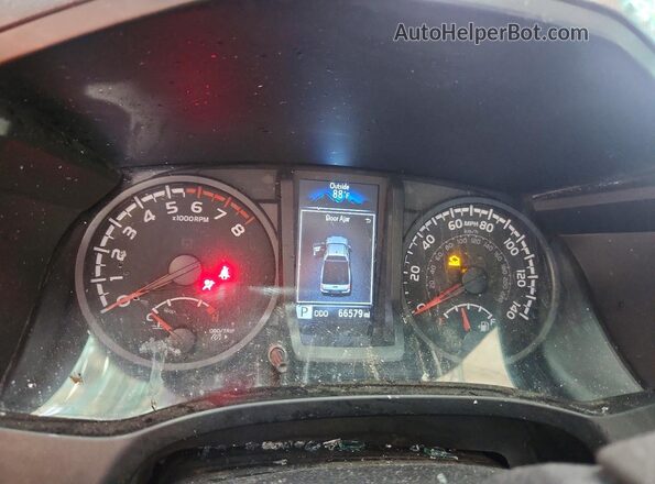 3TYSX5EN4NT013607 2022 TOYOTA TACOMA Red Vista del cuadro de instrumentos