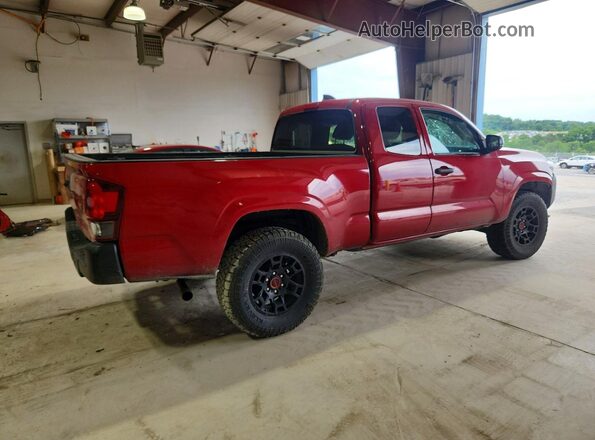 3TYSX5EN4NT013607 2022 TOYOTA TACOMA Red Trasero derecho