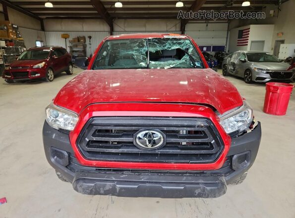 3TYSX5EN4NT013607 2022 TOYOTA TACOMA Red Vista frontal