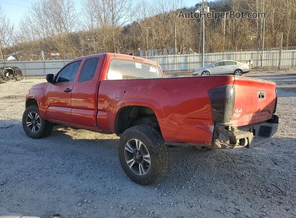 3TYSX5EN9NT011867 2022 TOYOTA TACOMA Red Հետևի ձախ