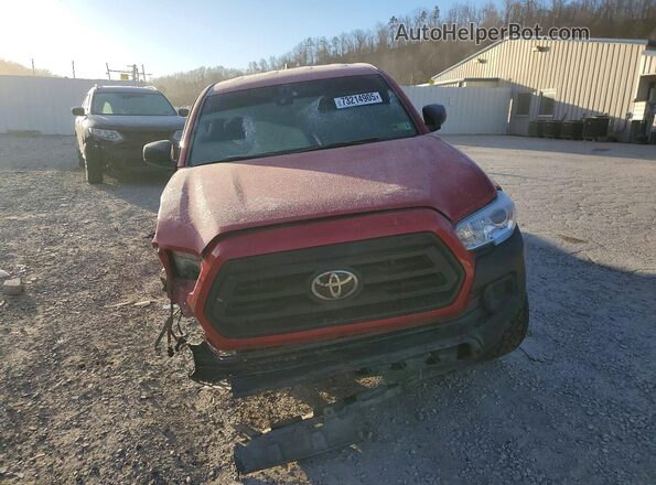 3TYSX5EN9NT011867 2022 TOYOTA TACOMA Red Դիմացի տեսք