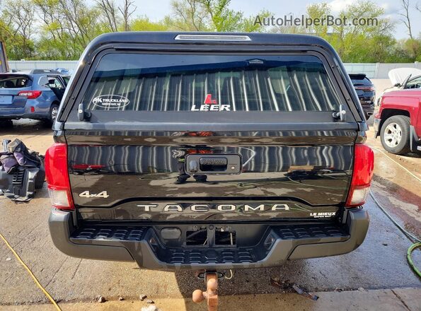 3TYSX5ENXLT002267 2020 TOYOTA TACOMA Black Rear view