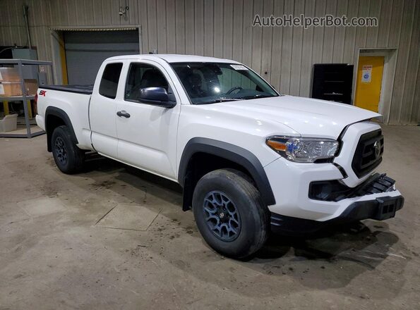 3TYSX5ENXMT003694 2021 TOYOTA TACOMA White Przód prawy