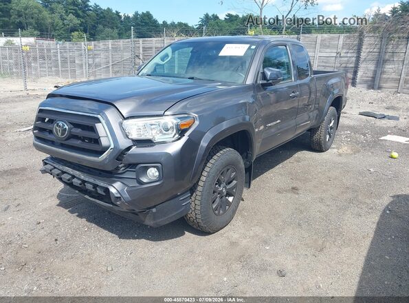 3TYSZ5AN0MT008872 2021 TOYOTA TACOMA Gray Vista tres cuartos delantera izquierda